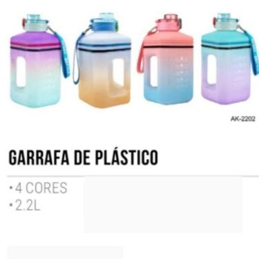 Imagem de Garrafa Squeeze Esportiva 2200ml AK-2202 Tomate