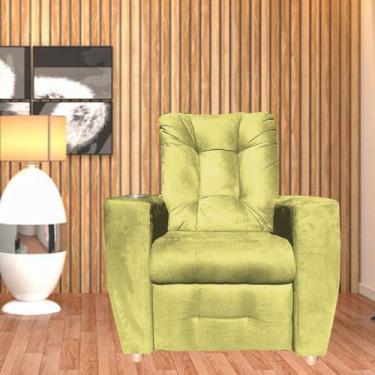 Imagem de Poltrona Reclinavel Papai ou  Mamae Perola - Beatriz  Decor, AMARELO