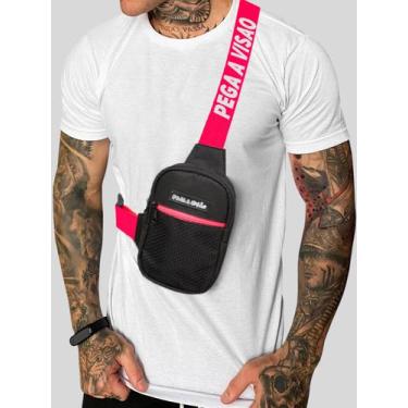 Imagem de Shoulder Bag Masculina Mini Bolsa Necessaire Basica Pega a Visão, Únic