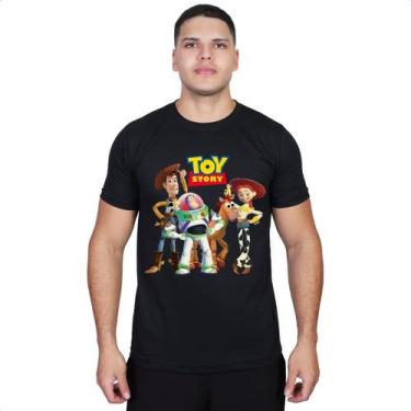 Imagem de Camisa Personalizada Toy Story Desenho Filme Infantil Algodão - Cassio