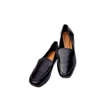 Imagem de Mocassim Couro Sapatilha Sapato Feminino Clássico Loafer - KLOSETT CHA