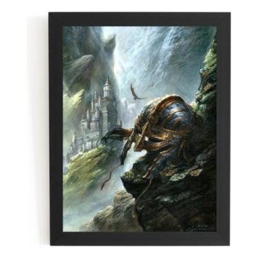 Imagem de Quadro Capacete Guerreiro Fantasy Arte De Alan Lee - Fanarte