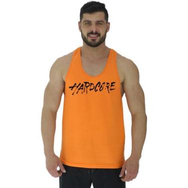 Imagem de Regata Menos Cavada Masculina MXD Conceito Hardcore, Laranja, G