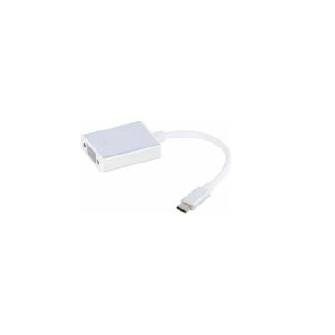 Imagem de Cabo Adaptador USB Tipo C Macho Para Vga Femea Adap0057 Branca Storm -
