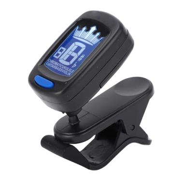 Imagem de Clipe No Afinador de Guitarra, Anti Deslizamento Automático Headstock Sintonizador Desligado Digital Eletrônico Afinador Guitarras Acústicas para Baixo Violino Ukulele (Preto)