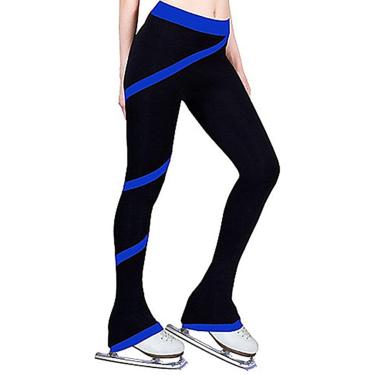 Imagem de Calça feminina feminina Sating Figure Sating Leggings para mulheres, calça feminina Sinny Sate com lã, meia-calça esportiva para meninas, F, 130