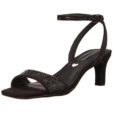 Imagem de Steve Madden Sandália de salto Skyla para meninas, Preto, 21