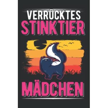 Imagem de Stinktier Tagesplaner: Verrücktes Stinktier Mädchen/Kalender 2023 & 2024 / Wochenplaner Tagesplaner Planer/Planungsbuch To-Do-Liste / 6x9 Zoll / 100 ausfüllbare Seiten
