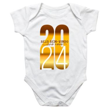 Imagem de Body intantil Ano Novo Seja bem vindo 2024 - Alearts, G