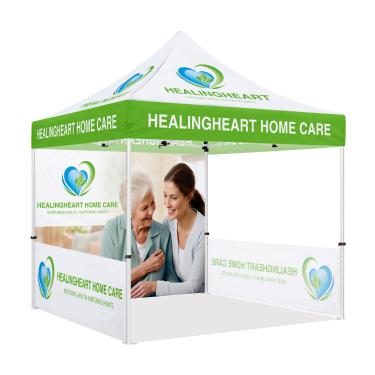 Imagem de ABLEM8CANOPY Barraca de dossel personalizada 25 x 25 cm com logotipo, barraca pop-up personalizada com paredes opcionais para eventos de negócios, feiras, mercado de fazendeiros, bolsa de rolo