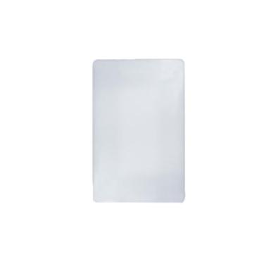 Imagem de FSE Tábua de corte PLCB008, 15,2 cm x 25,4 cm x 3/20.3 cm, econômica, antiderrapante, plástica, branca