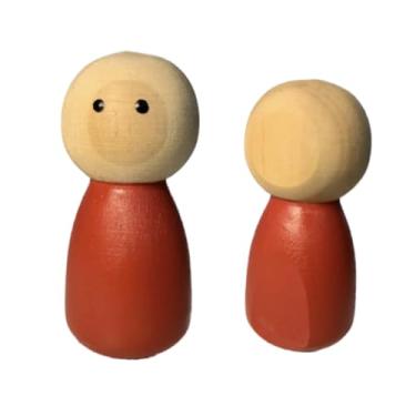 Imagem de Bonecos em Unidade 4,7cm - Bonecos Grandes de Madeira Sophie - Bonecos para Constelação Familiar (FEMININO)