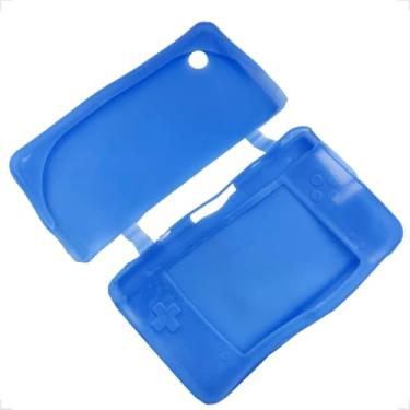 Imagem de Case Capa Protetora De Silicone Gel Lavável Compatível Para Nintendo DSXL (AZUL)