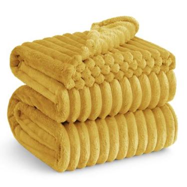 Imagem de Cobertor Bedsure Honey Fleece para Sofá - 230x230cm