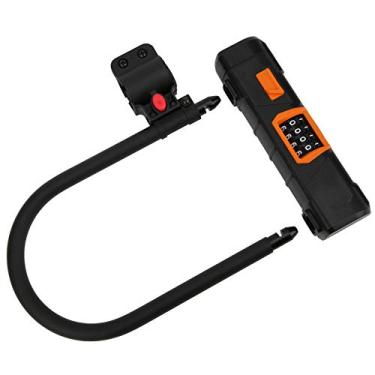Imagem de Bicicleta U Lock, U Lock de Bicicleta Com Revestimento de PVC 4 Dígitos Aço Anti -roubo de Ciclismo Trava U Lock para Bicicleta, Skates, Equipamentos Esportivos, Portões e Cercas
