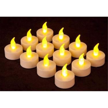Imagem de Kit 12 Velas Eletrônica Decorativa Led Baterias Inclusas
