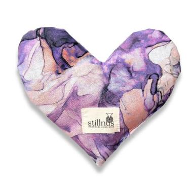 Imagem de Almofada de Olhos Stillnus Artesanal - Formato Coração com Lavanda e L