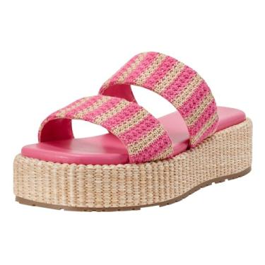 Imagem de Marc Fisher Sandália feminina Pelma, Listrado azul claro Multi 450, 41