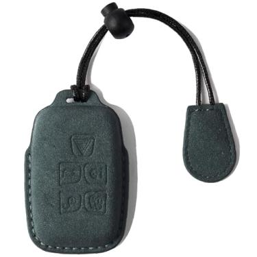 Imagem de CGZOWYU Capa de couro genuíno de camurça compatível com Range Rover Evoque Velar Discovery LR4 Land Rover Sport