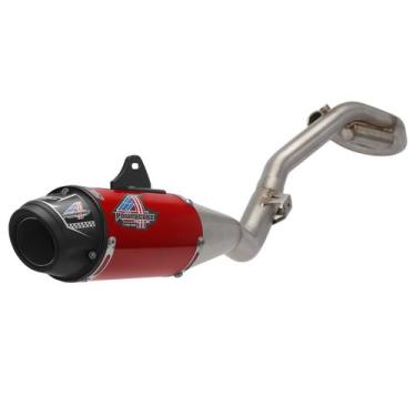 Imagem de Escape Completo Pro Tork Powercore 4 Compatível com Moto Honda Tornado