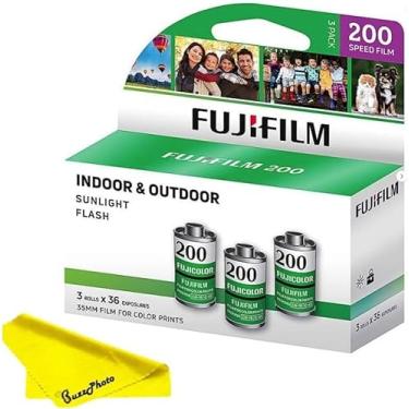 Imagem de Fujifilm Filme negativo colorido Fujicolor 200 de 35 mm, 36 exposições (3 rolos)