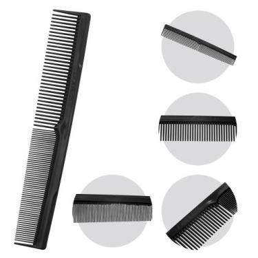 Imagem de Pente Profissional Reto Clássico Grosso e Fino Dompel