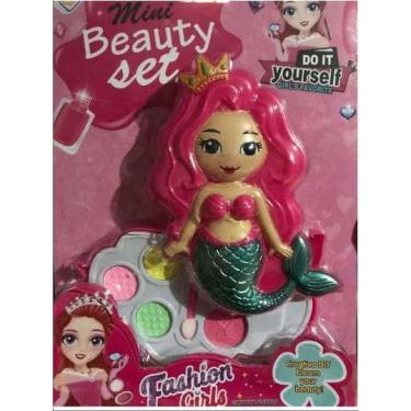 Imagem de Estojo de maquiagem infantil modelo sereia.