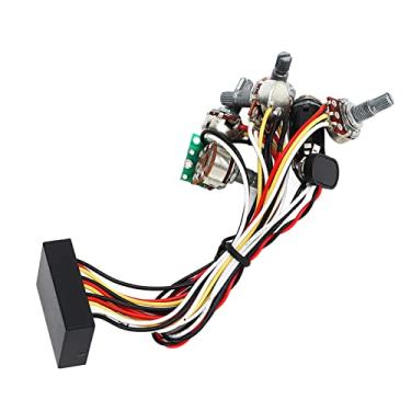 Imagem de Circuito de pré -amplificador de Graves Elétricos, Metal Plástico Melhorar a Qualidade do Som Eq Equalizador Circuito Elétrico Grave de pré -amplificador de Picape de Circuito