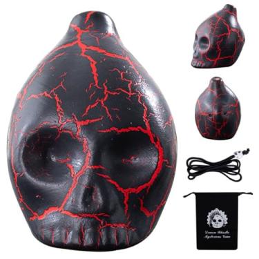 Imagem de Apito da Morte Asteca - Grito Humano Autêntico, Apito da Morte Asteca Mais Alto, Presente de Decorações de Dia das Bruxas, Mais de 125 decibéis Alto, Apito Descompressão (Vermelho)