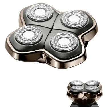 Imagem de Lâmina de substituição de cabeça Shaver PRO 4 compatível com Skull Pitbull, Butterfly Kiss Pro & Palm Shavers, barbeador elétrico e lâmina de barbear de cabeça para barbeadores de cabeça careca para