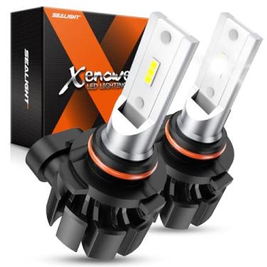 Imagem de SEALIGHT Lâmpadas de neblina de LED H10, 5000 lúmens 12 W de alta potência 6000 K Xenon branco 300% brilho, 9140 9145 9040 9045 lâmpadas de LED de neblina DRL de substituição para carros, caminhões (pacote com 2)