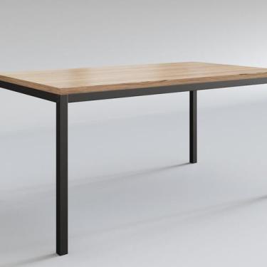 Imagem de Mesa para Sala de Jantar 4 lugares Estilo Industrial Soul - Lafatelli