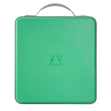 Imagem de alavisxf xx Capa de CD, suporte de plástico rígido para CD DVD com capacidade 224, suporte organizador de armazenamento de disco portátil de grande capacidade para carro, casa, viagem (capacidade 224