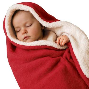 Imagem de Manta Cobertor de Bebê Soft Sherpa Edredom Dupla Face Infantil - Mava 