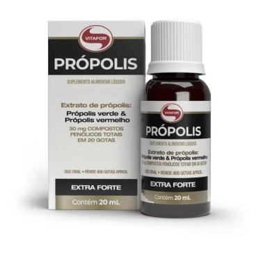 Imagem de PRÓPOLIS - 20ml - EXTRATO DE PRÓPOLIS VERDE E VERMELHO - VITAFOR