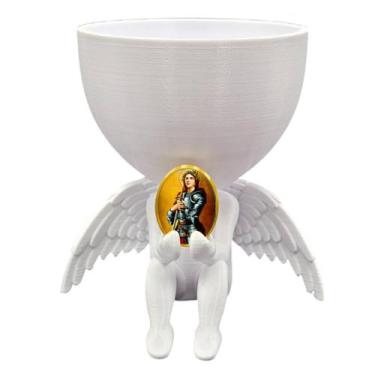 Imagem de Anjo da Guarda Anjinho Santa Joana D Arc Vasinho Decoração - Point da 