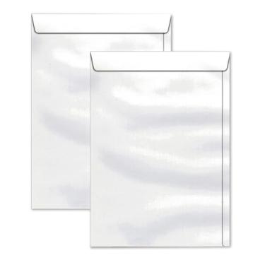 Imagem de Envelope A4 22 X 32 cm Pardo Kraft 229 x 324 mm 100 Unidades Volunder (Branco)