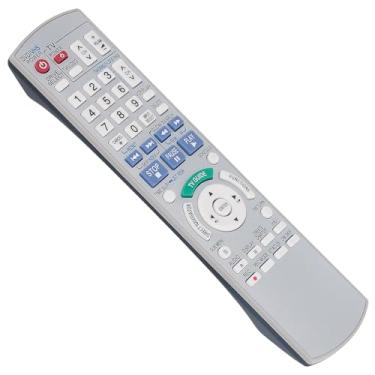 Imagem de Controle remoto de substituição EUR7659Y90 compatível com gravador de DVD Panasonic Diga DMR-EH75 DMR-EH75V DMR-EH75VS DMR-EH75VP DMREH75 DMREH75V DMREH75VS DMREH75VP DVD VCR Combo