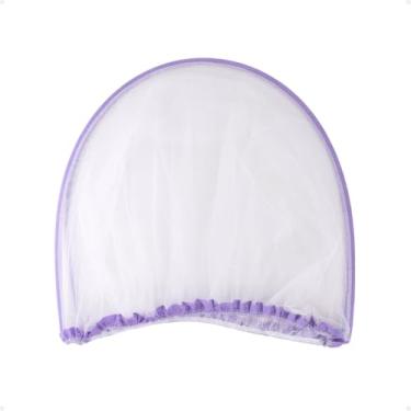 Imagem de Mosqueteiro Para Ninho Redutor De Berço Portátil Protetor Tule Hastes (Lilás)