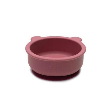Imagem de Pratinho de Bebê Bolw Silicone Ursinho Piccolo - Infanti, Rosa