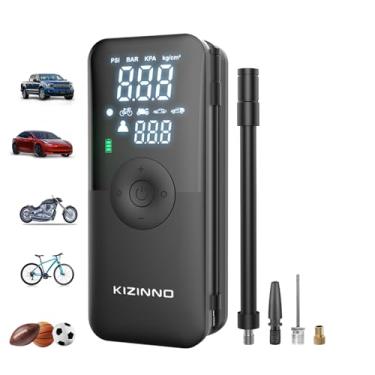 Imagem de Compressor de ar portátil para inflador de pneu - Inflação mais rápida 150PSI e 15000mAh bomba de ar portátil sem fio, botão de esvaziamento, medidor de pressão digital, inflador de pneu portátil para