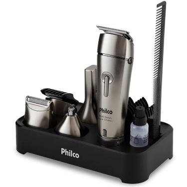 Imagem de Aparador de Pelos Philco PAP03 Multi Groom Aqua 12 em 1, Bivolt 