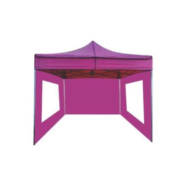Imagem de Tenda Sanfonada Camping 6x3 PVC Vínilica - Goiania Tendas, Rosa