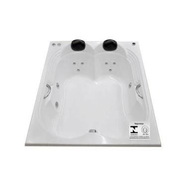 Imagem de Banheira Dupla de Hidromassagem Santos Dumont em acrílico  - Minas Ban