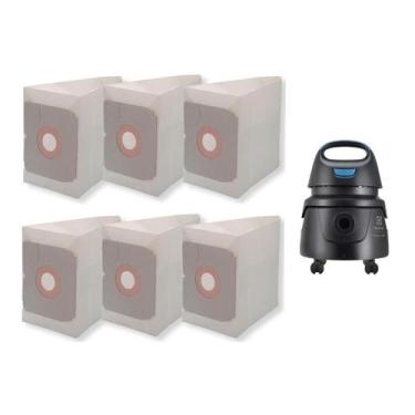 Imagem de Kit com 6 sacos descartaveis aspirador de pó electrolux hidrolux awd01