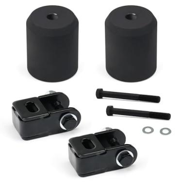 Imagem de MXSAG Novo Kit De Elevação Frontal 3" Compatível Com Ford F-250 F-350 Super Duty 4Wd 05-24, Espaçador Suporte Alumínio Forjado, Suspensão Extensor Amortecedor, Parafusos E Ferragens, 2 Peças Por Par
