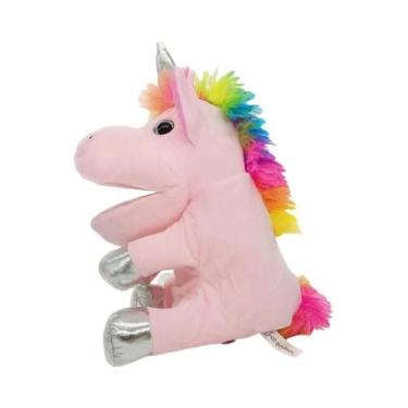 Imagem de Fantoches De Mão De Unicórnio, Brinquedos De Pelúcia Para Crianças, Bo