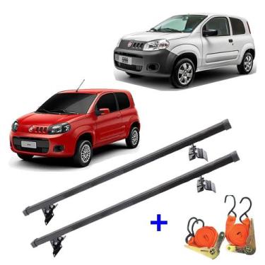 Imagem de Rack De Teto Bagageiro Fiat Uno Vivace 2Portas + 2 Cintas