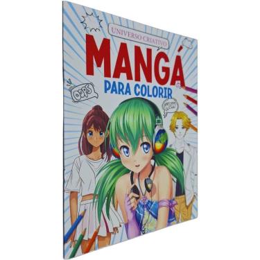 Imagem de Livro Físico Mangá Para Colorir: Universo Colorido