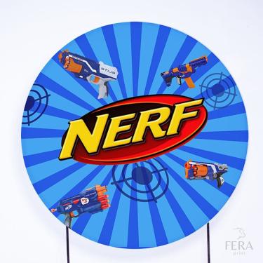 Imagem de Painel Decorativo para Festa 1,80x1,80 metros Vesti Fácil com Elástico Nerf - Fera Print